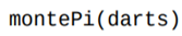 The value of can be estimated with Monte Carlo simulation. Suppose you draw a circle on the wall...-13