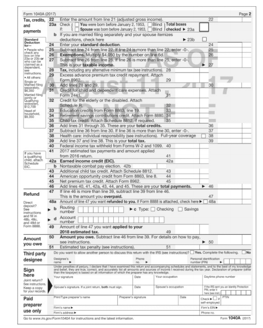 Question: An individual must complete Schedule B (Forms 1040A or 1040