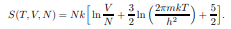 Because the entropy is an extensive quantity, we know that if we double the volume and double the...