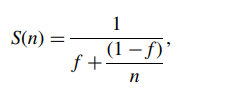 Starting from the equation for the speedup factor given by show the inequality that relates the...