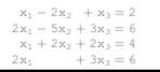 Given the following system of equations: Write this in matrix form and use either Gauss or...