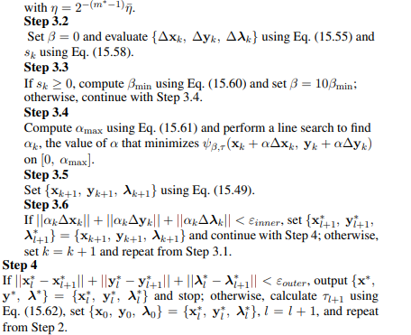 Apply Algorithm 15.6 to the nonconvex problem in Prob. 15.3, and compare the solution with that...-3