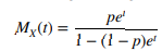 A random variable X has the Poisson distribution a. Show that the moment-generating function is b....-6