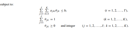 Given the computational difficulties associated with solving the model presented in Exercise 11, A....-4