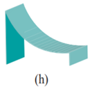 Draw a children’s slide as in Figure 2.55(h). Choose an appropriate equation for the cross-section...-1