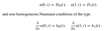 Suppose that we want to test a computer program that implements non-homogeneous Dirichlet conditions...-1