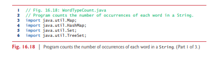 Modify the program of Fig. 16.18 to count the number of occurrences of each letter rather than of...-1