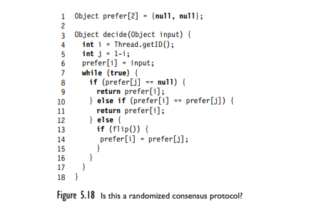 We can treat the scheduler as an adversary who uses the knowledge of our protocols and input values...