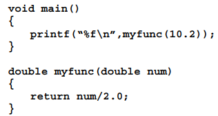 To show how errors are caught by the compiler, change the above program to send four parameters to...