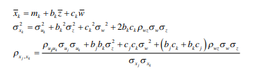 Suppose that w is another underlying common factor similar to z, with the following conditions: That...-3