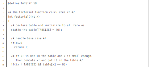 For large x, the factorial function is slow. However, a lookup table can be added to the function to...-1