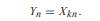 Given a wide sense stationary random sequence X n , we can subsample Xn by extracting every kth...