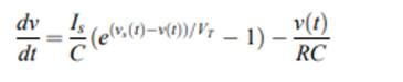 Make a Simulink model for the half-wave rectifier circuit in Figure. The diode parameters are Is = 1...-3