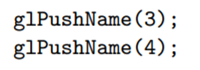 Restore the original selection.cpp program and insert the pair of name stack manipulation commands...