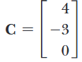 Given matrices A, B, and c are conformable for multiplication. Test the follow- ing properties using...