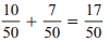 Fifty raffle tickets are numbered 1 through 50, and one of them is drawn at random. What is the...