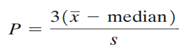 Pearson’s Index of Skewness The English statistician Karl Pearson (1857–1936) introduced a formula...-1