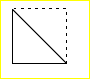 Draw the quadtree for the triangle on the right up to a depth of two. The root (level 0) of the...