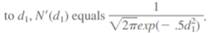 Take the partial derivative of the Black-Scholes value of a call option with respect to the...-2