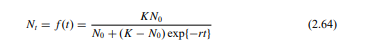 Table 2.3 provides counts of a flour beetle (Tribolium confusum) population at various points in...-2