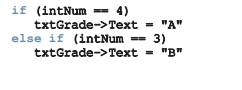 Rewrite the following as a switch statement. Assume that intNum is an integer variable containing a...-1