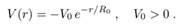 A particle of mass m is scattered at the potential 1. Calculate in the first Born approximation the...