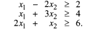 Phase I of the two-phase method can be made use of to check redundancy. Suppose that we have the...