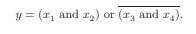 Consider the combinational switching circuit shown in Figure 2.P.1, with four inputs and one output....-1