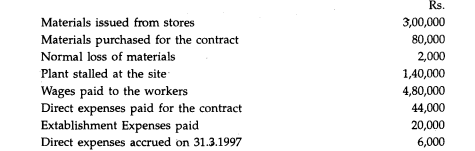 ABC Contractor & Co. undertook to construct a big building for EFGH Housing Co. on 1.4.1996 fora...