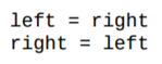 Exercise 1.3.8 asked how to swap the values in two variables. Can we write a function to swap the...-2