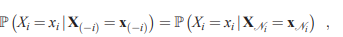 (Auto-Logistic MRFs). Besag [36] suggested introducing the additional conditions that (i) only...-1