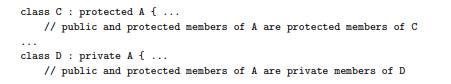 In several object-oriented languages, including C++ and Eiffel, a derived class can hide members of...-2