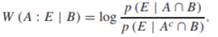 On odds and the weight of evidence Let p be a probability distribution over a space X. The odds of...-3