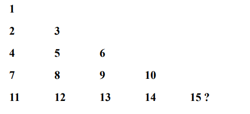 Write a C program to generate a sequence of numbers using a for loop construct and print them in the...