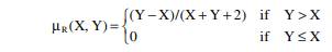 If X = {3, 4, 5} and Y = {3, 4, 5, 6, 7}, and the binary fuzzy relation R = “ Y is much greater than...