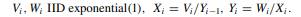 In Example 13.4, the conditional densities are f(x | y) = ye -xy and f(y | x) = xe -xy ....-1