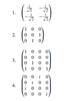 Which of the following matrices are unitary? Which of those could describe quantum gates that act on...