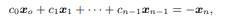 In this exercise we will consider several methods for determining the coefficients of the...-2