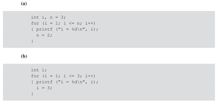 Test each of the following C/C++ code fragments with a translator of your choice (or rewrite it into...