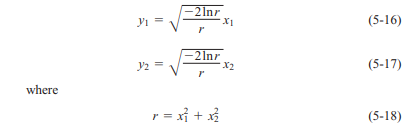 Then each of the values y 1 and y 2 in the following equations will be a normally-distributed random...
