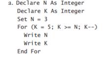 True or false? The counter can be any real number. What numbers will be displayed when a code...-4