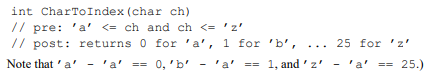 Modify Program 8.3, letters.cpp, so that a vector of 26 elements, indexed from 0 to 25, is used to...-1