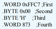 Predict the output of the program in Figure 5.13 if the dot commands are changed to-1