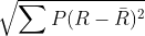 P(R – R) (