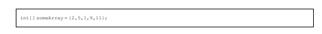 Consider the following explicit creation of an array: (a) What would be the value of...