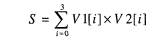 Write a program which uses a function to perform the scalar or “dot” product of two 4x1 vectors. The...