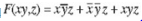 Given the function a) List the truth table for F. b) Draw the logic diagram using the original...