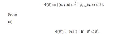 (Potential level theorem) Define the potential level set (b) For every is bounded and its closure...-1