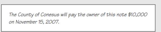 What would be the proceeds of the following promissory note if it is sold on April 1, 2007, at a...