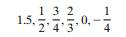 Which of the following numbers could be the probability of an event? Which of the following numbers...-2